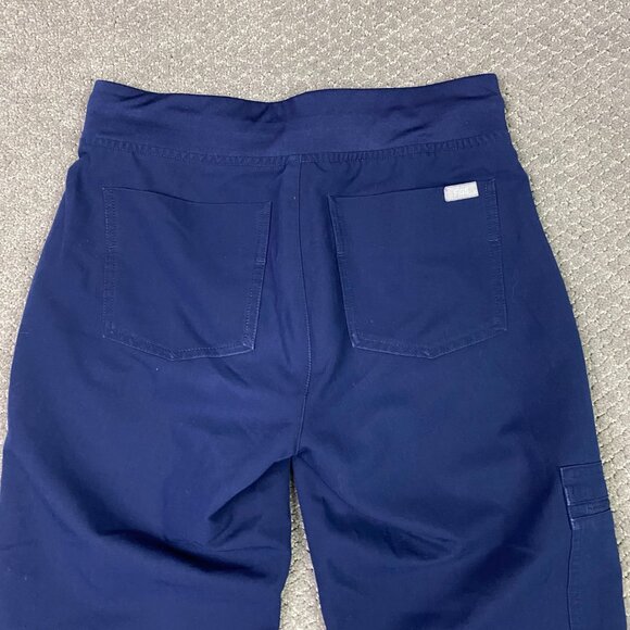 Figs Zamora Scrub Pants Womens XS Petite Blue Joggers Drawstrings XSP W18SW2005P - Picture 4 of 14